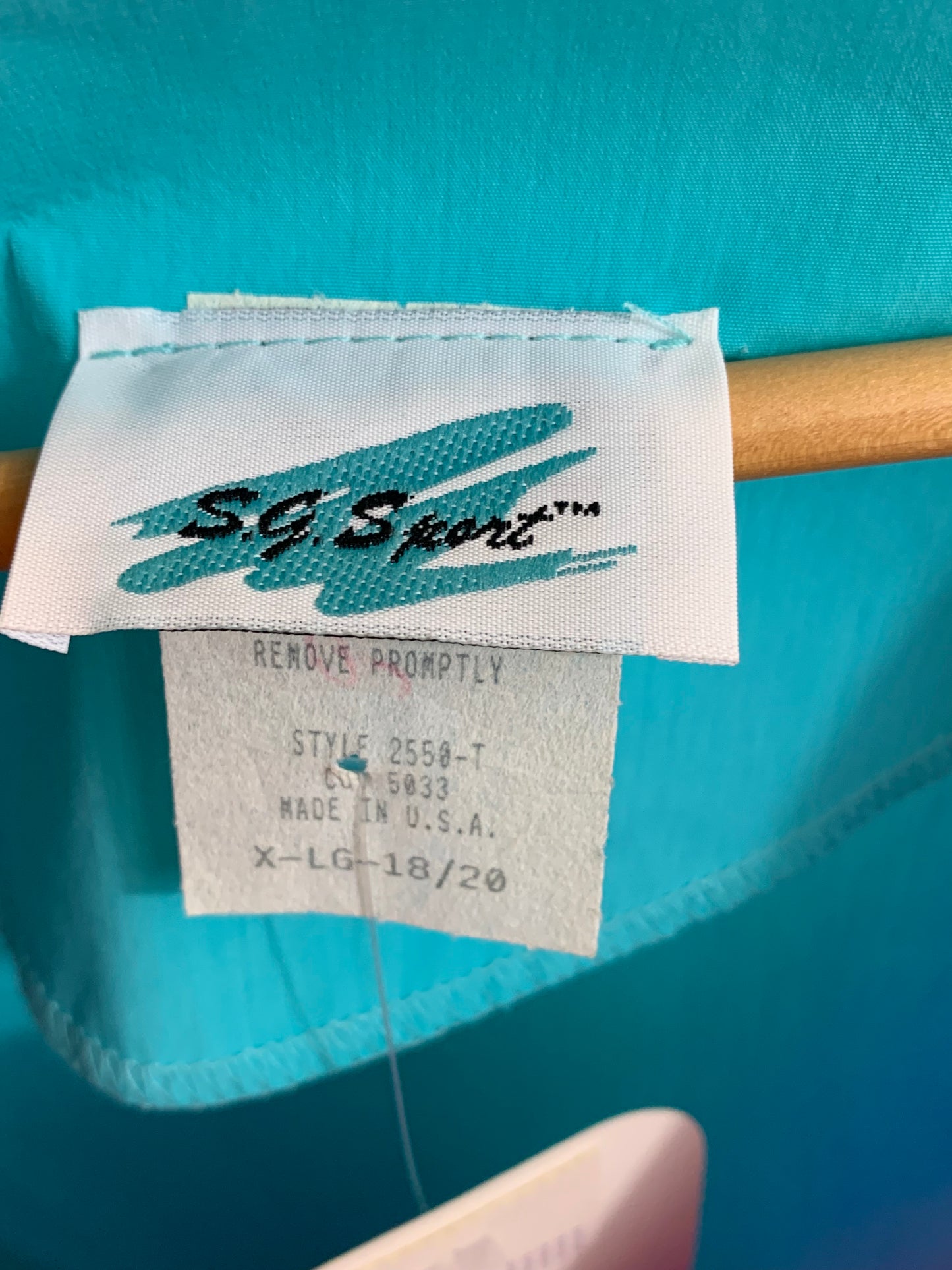 Vintage SG Sport Plus Size - New With Tags - Colorblock Tunic 18/20 1X