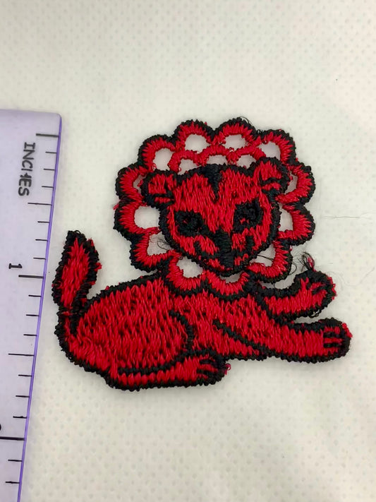 Red Lion 70’s Embroidered Patch - Lion