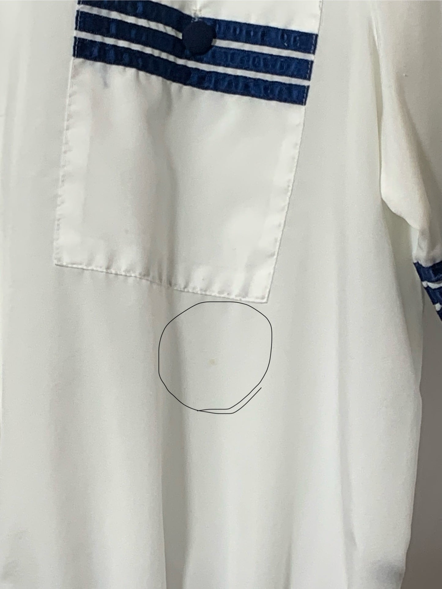 Nautical Vintage Blouse - plus size 18 - Judy Bond