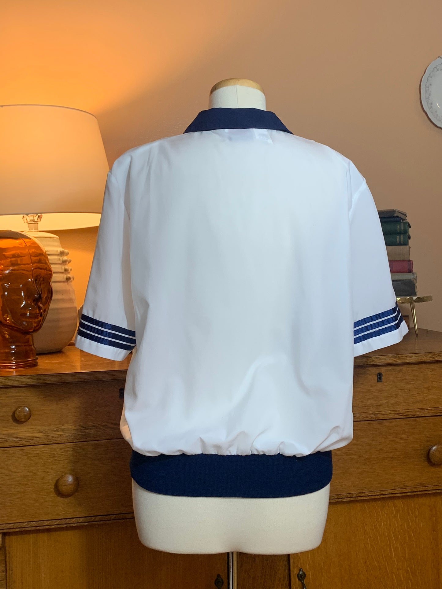 Nautical Vintage Blouse - plus size 18 - Judy Bond